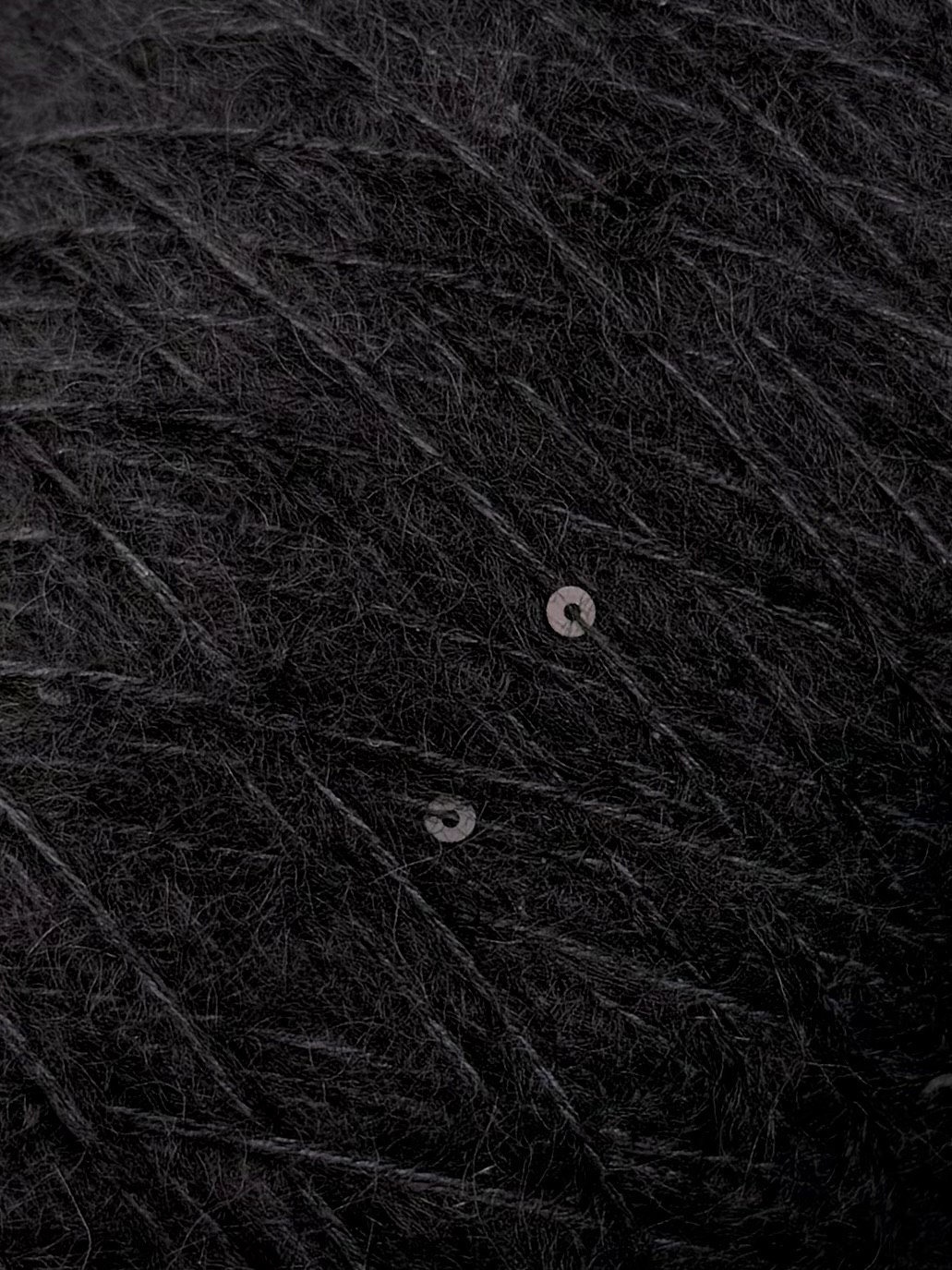 Art. Royal Shine – Kid-Mohair, Seide mit Pailletten col. Schwarz 430 m / 100 g | Auswahl Zimpfer Wolle